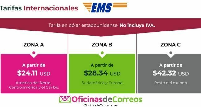 zona Amante erección ▷ Tarifas de Correos de México 【 Local e Internacional 】2023