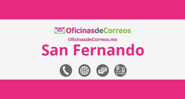 Oficinas de Correos de México en San Fernando 19 oficina de correos en San Fernando